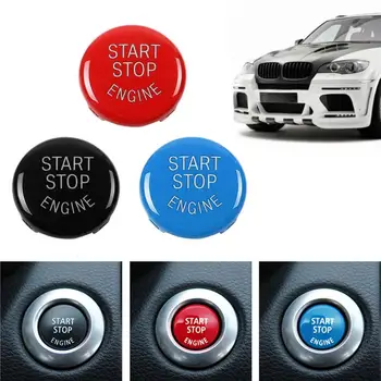 

1Pcs Car Start Button Stickers Automobile START/STOP Interior Cover Button Trim For BMW Sticker Engine Styling Button Car L4U3