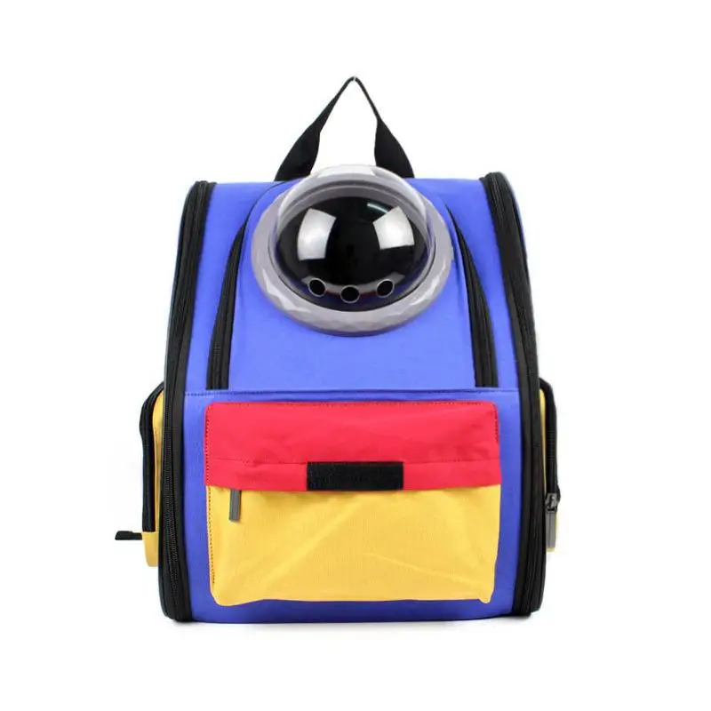 Синий Холщовый Рюкзак для домашних животных портативная переноска для собак Сумка для щенков сумка для собак уличная переноска для поездок продукция для питомцев