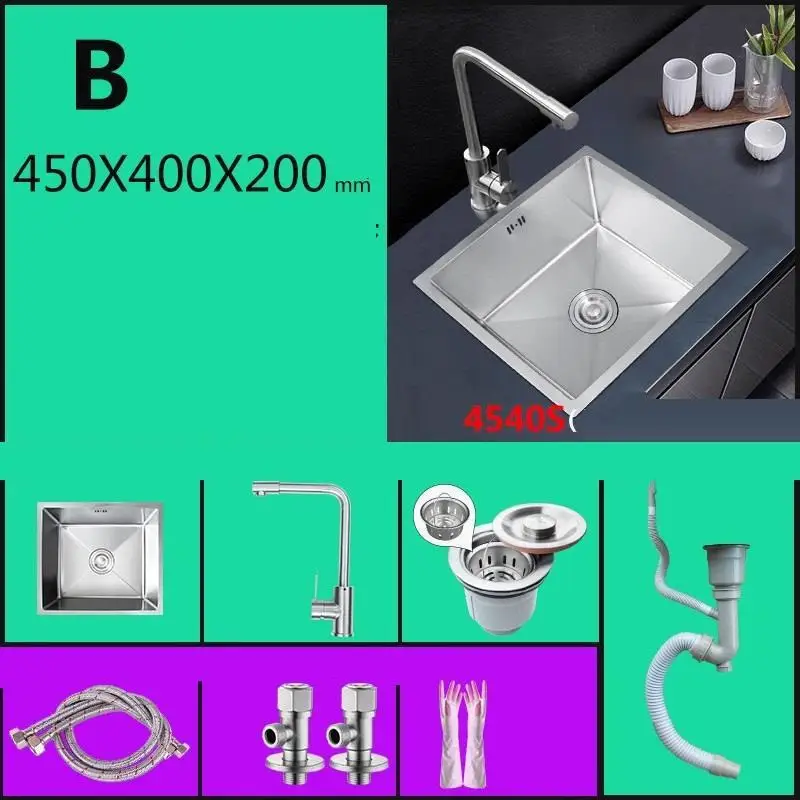 Кран Evier Lavello Cucina Integral Acero Inoxidable кухня Fregadero De Cocina Куба Lavabo Pia Cozinha мойка овощей - Цвет: Version K