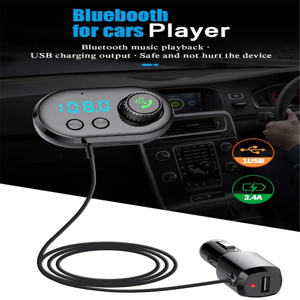 TOSPRA Q16 Bluetooth FM передатчик Bluetooth адаптер авто радио передатчик, 2-Порты и разъёмы USB Ladeger? t mit QC3.0
