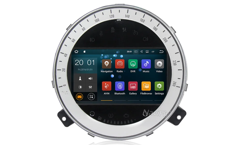 Discount NaviFly 8" Android Car DVD Player radio audio for BMW Mini Cooper After 2006-2013 AutoRadio gps navigation WIFI BT RDS 6
