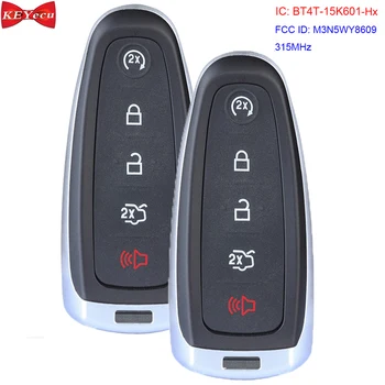 

KEYECU 2pcs for Ford C-max Edge Explorer Escape Focus Expedition Smart Start Prox Remote Car Key Fob Transmitter M3N5WY8609