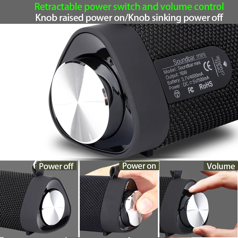 Хороший громкоговоритель с громкоговорящей связью с кабельным Bluetooth кинотеатр, подходит для ПК и наружный водонепроницаемый громкоговоритель