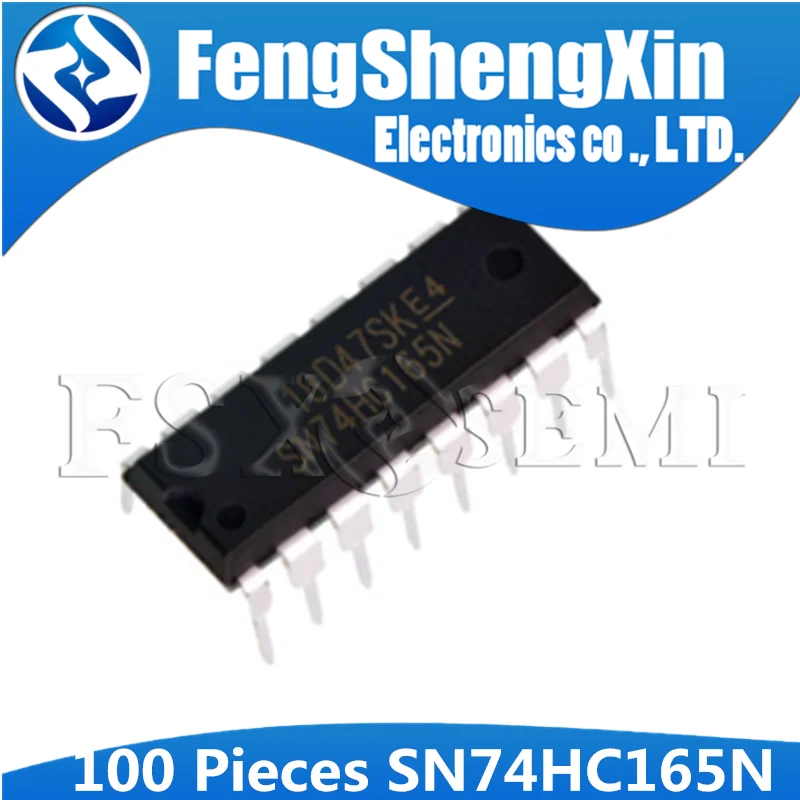 100 шт./лот Новый SN74HC165N DIP-16 74HC165 74HC165N 8-битные параллельные коробки передач IC |