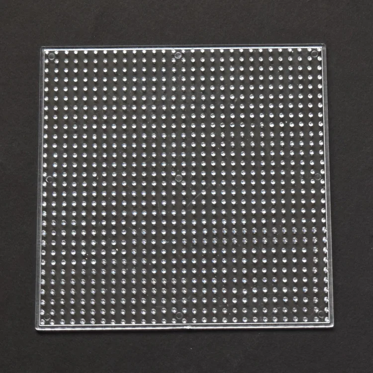Творческие Детские Бои бобы прозрачный квадратной формы шаблон 11X11 Cm бои бобы только Шаблоны