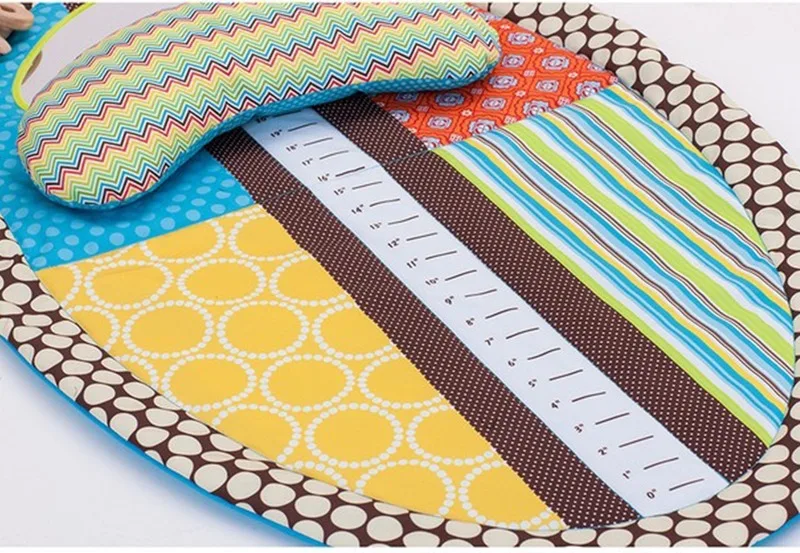 Baby Gym Playmat Colorful Kids Waterproof Mat Height Blanket Play Game Carpet Early Learn Activity Mat Mirror Pillow Doll Gift