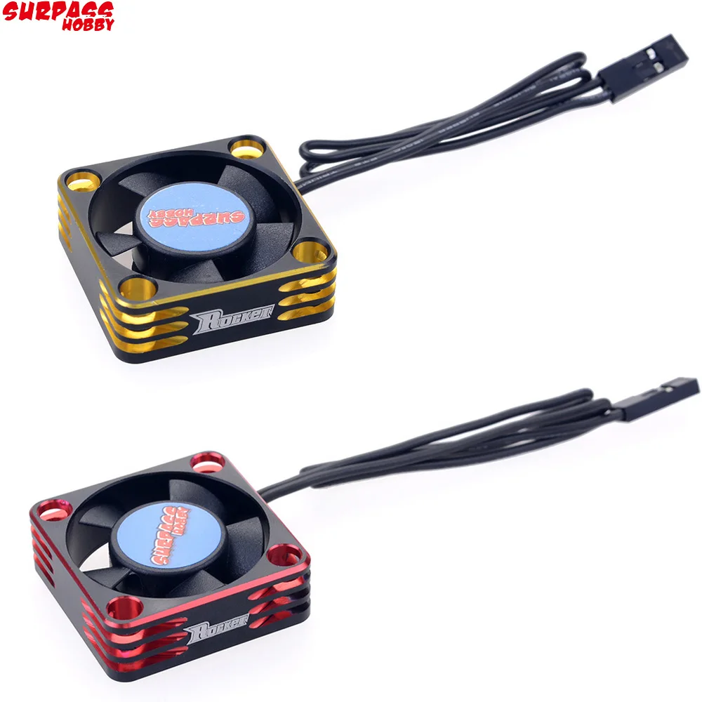 

SURPASS HOBBY Metal Motor Cooling Fan RC Car Accessory 28000RPM Heat Dissipation Cooling Fan for 540 Brushless Motor Small size