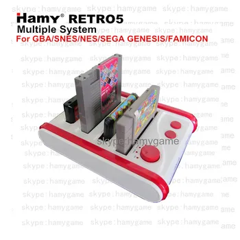 

Hight Quality HAMY Multiple System for GBA/SNES/NES/GENESIS/FAMICO TV/Video Game console play original game cartridge