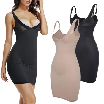 

Women Slimming Fashion Underwear Solid Color Waist Trainer Body Shaper Hip-Lifting Corset Dress Control Slips New