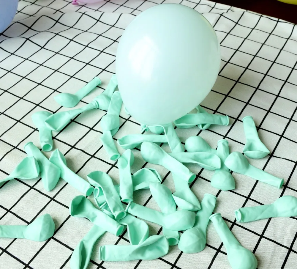 30 шт. дешевые 5 дюймов Макарон цвет пастельные конфеты воздушный шар латексный круглый воздушный шарик для дня рождения