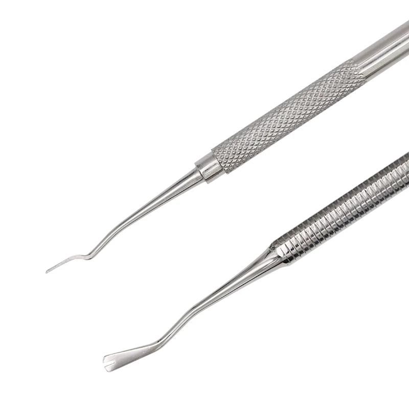 

1pc Stainless Steel Dental Orthodontic Double Ended Ligature Director Curved Fine Narrow with Scaler Dentist Tool Instrument