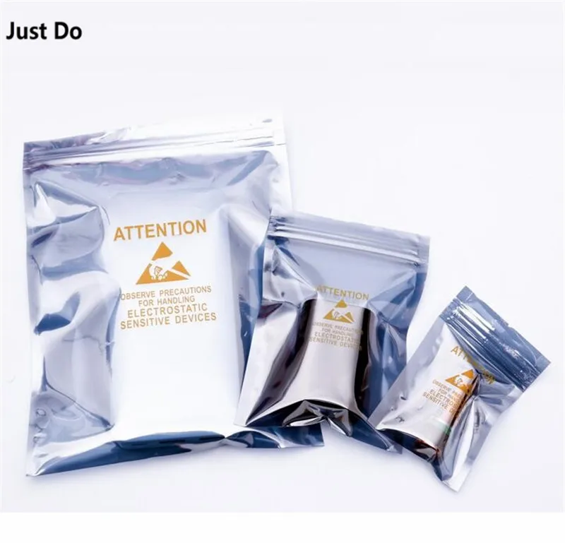 with print Antistatic Bag ESD Shielding Anti Static Bags Plastic Static-Free Storage for Motherboard Video Card LCD Screen |