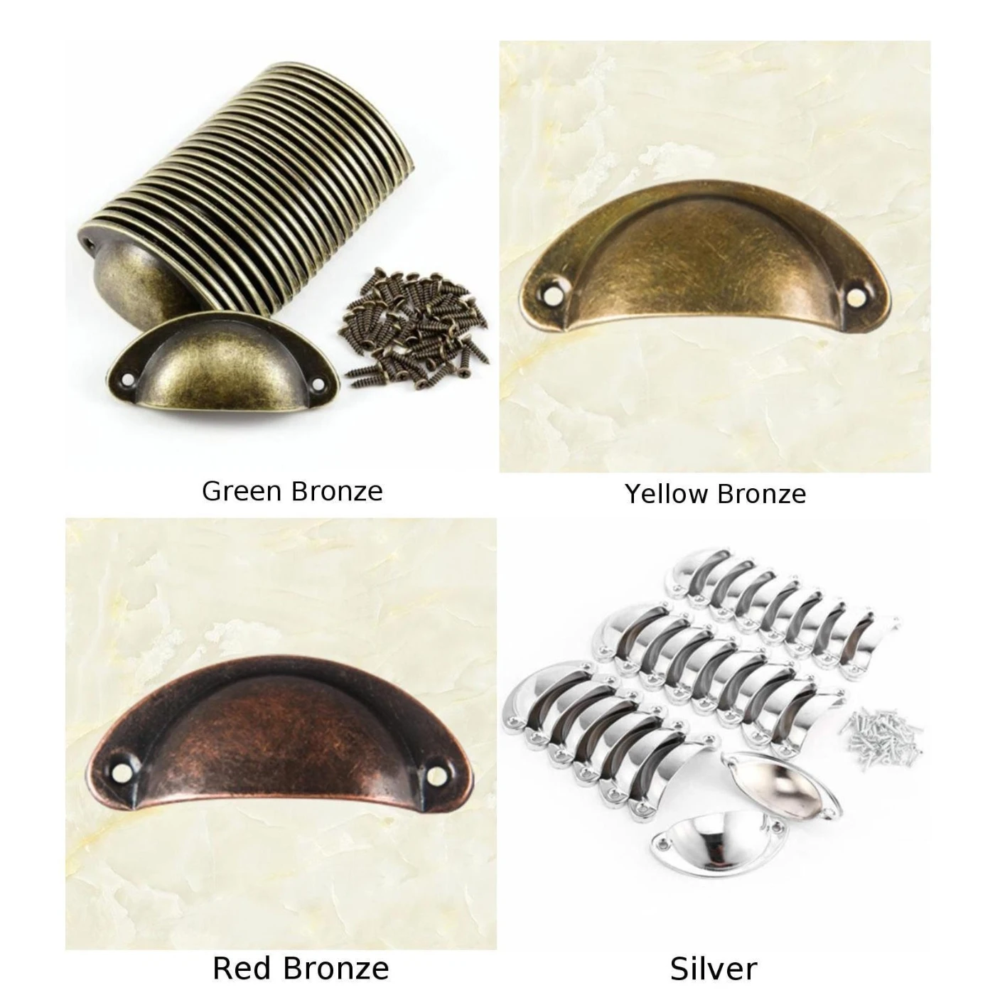 24X Кухонный Шкаф Дверь Шкаф чашка выдвижной ящик ручка мебель 8,1*3,3 см