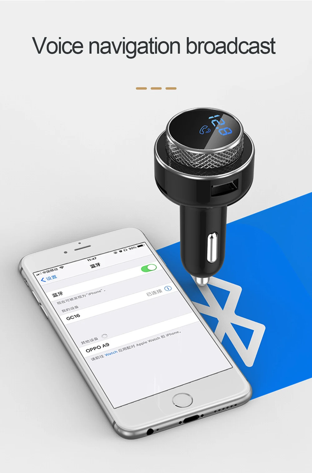 JINSERTA Bluetooth 5,0 приемник FM передатчик модулятор Handsfree автомобильный комплект 2 USB зарядное устройство музыкальное радио TF U диск MP3 плеер