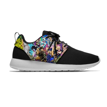 

Anime JoJo Bizarre Adventure Cool Unique Funny Kids Sport Running Shoes Casual Breathable 3D Print Sneakers Boys Children Girl