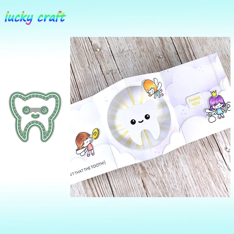 

Tooth suture toy Metal Cutting Dies for DIY Scrapbooking Embossing Paper Card Album Decoration Crafts Dies Cut 2019