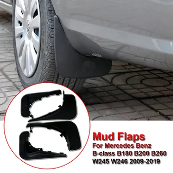 

4 Pcs Mudguards Mud Flap for Mercedes Benz B-class B180 B200 B260 W245 W246 2009-2019 ABS Splash Mud Guard Fender Mudflap