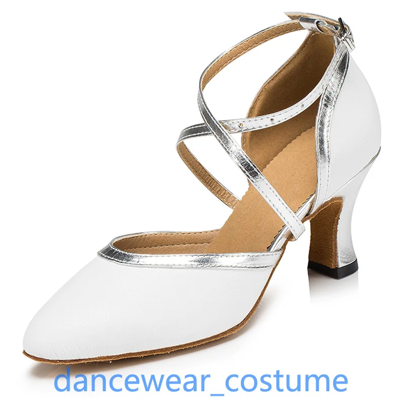 Ladies Ballroom Latin Dance Salsa Shoes Women Rumba Samba Tango Heels Shoe US5-9 