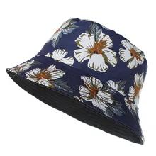 Модная Цветочная складная шляпа-ведро для женщин, для улицы, солнцезащитная, хлопковая, для рыбалки, охоты, шапка, шапка, защита от солнца, шапки