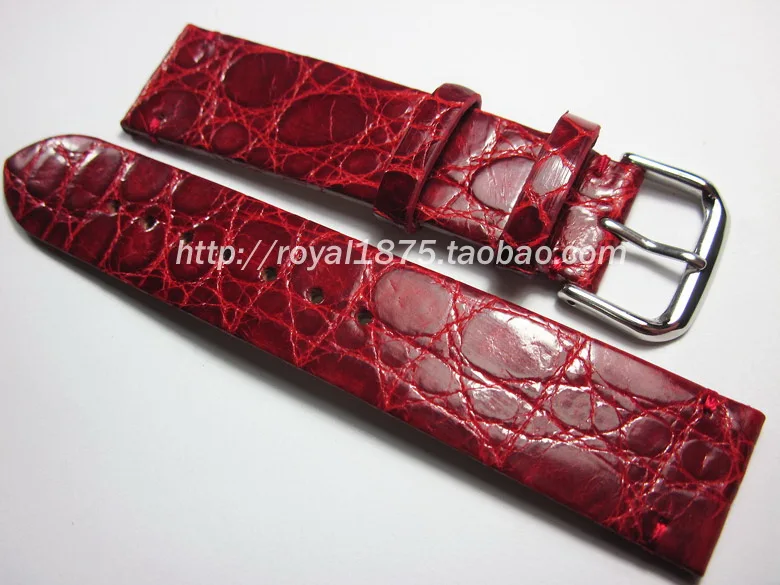 

Alligator leather Wristband vintage Watch Band straps Genuine Leather Watchbands 18mm 20mm Watch accessories Women Men Belt band