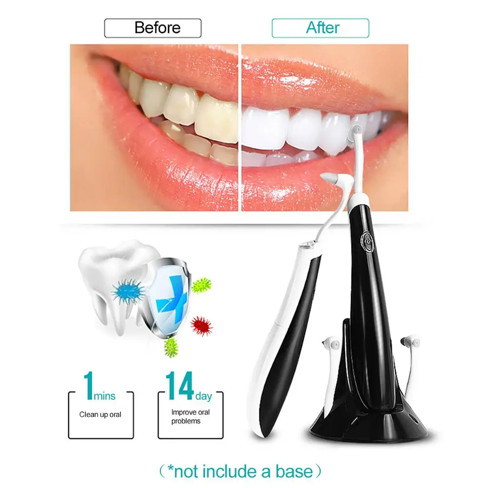 1 шт. электрическая звуковая зубной налет ластик Вибрационный инструмент для удаления зубьев