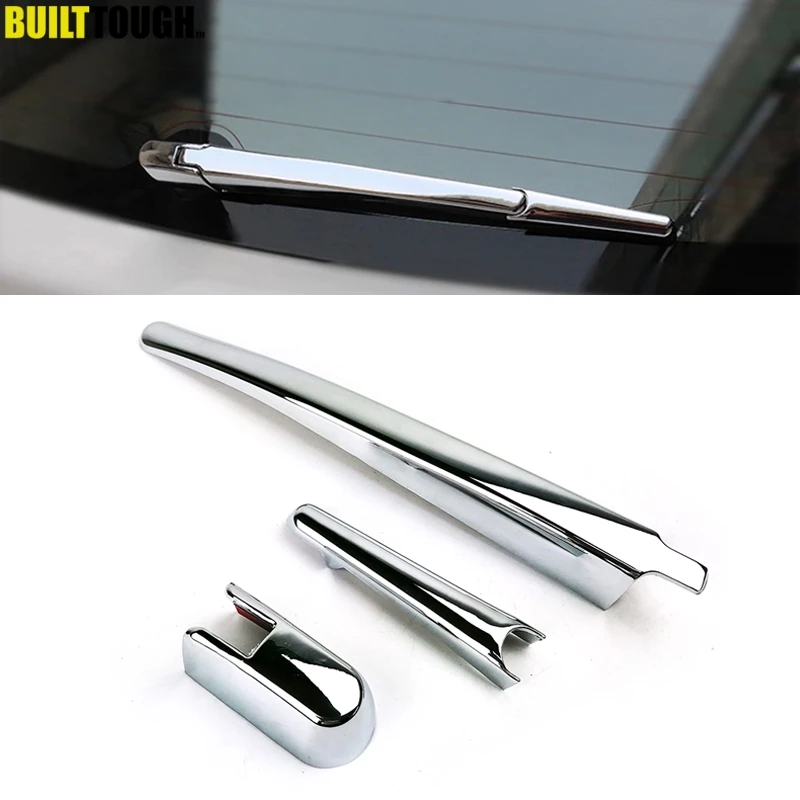 

For Mitsubishi ASX Outlander Sport RVR 2011 2012 2013 2014 2015 Chrome Rear Window Wiper Arm Blade Cover Trim Garnish Molding