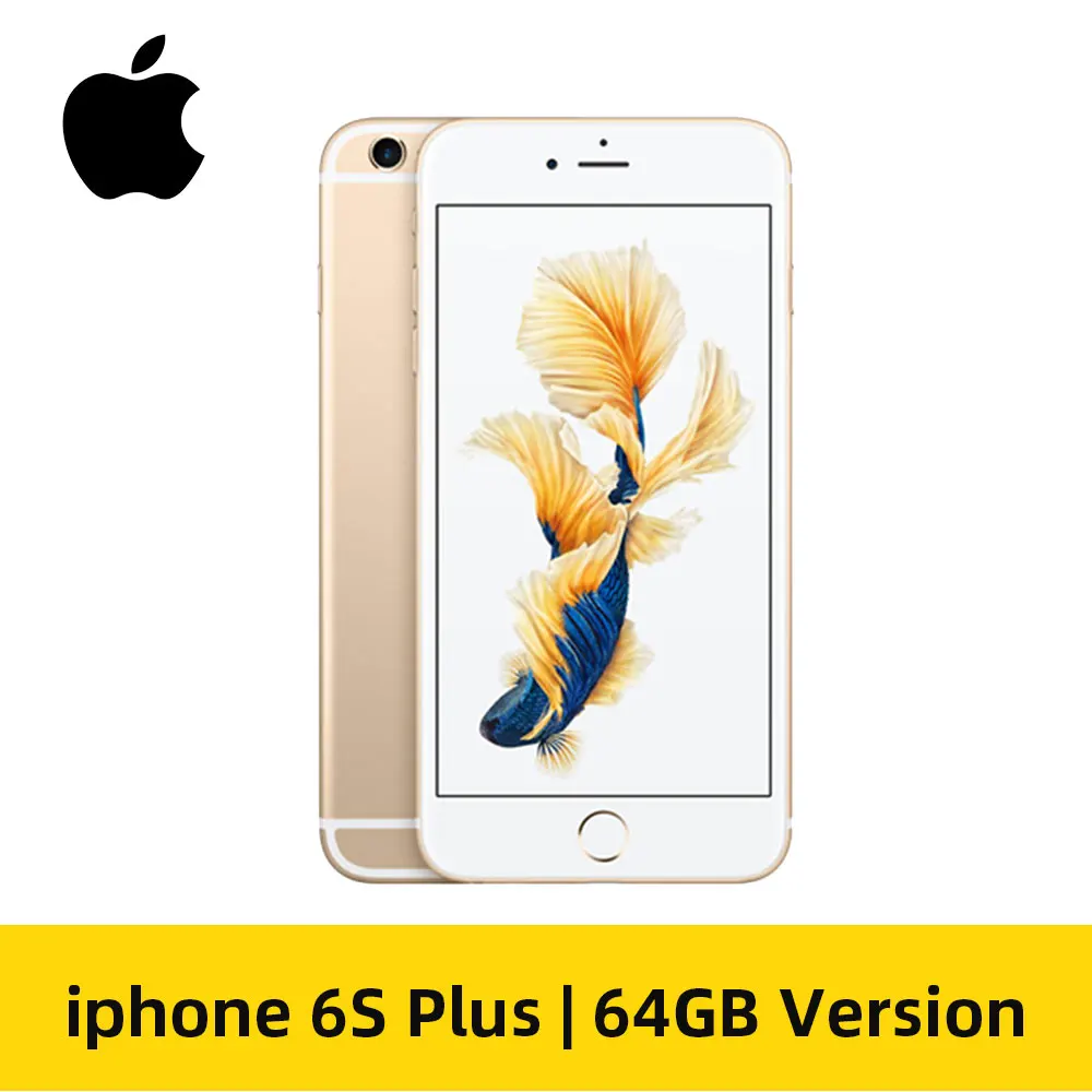 64GB Gold Original Apple iPhone 6S Plus Smartphone 16/32/64/128GB ROM 5.5 inch 1080P 12.0 MP Camera 4G LTE Used Mobile phone - Цвет: 64GB Gold