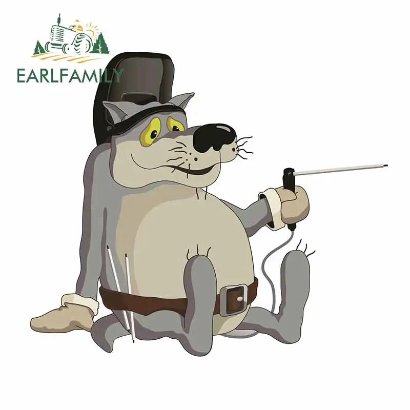 EARLFAMILY 13 см для мультяшного сварщика тонкая наклейка Сделай Сам наклейки на