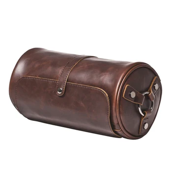 

Brand Hot Sale Bucket Men Bags Vintage Small Shoulder Bag Pu Leather Mens Messenger Bag Cylinder Men's Crossbody Bags Male
