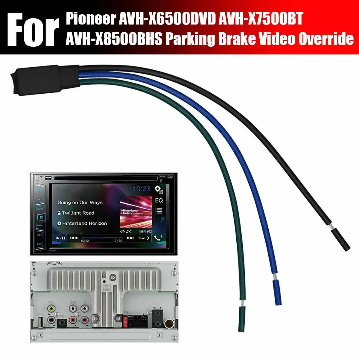 

1 PCS Car Parking Brake Bypass Micro Pulse Bypass Video In Motion Interface For PIONEER AVH, AVH-P, AVH-X, MVH and DVH Models