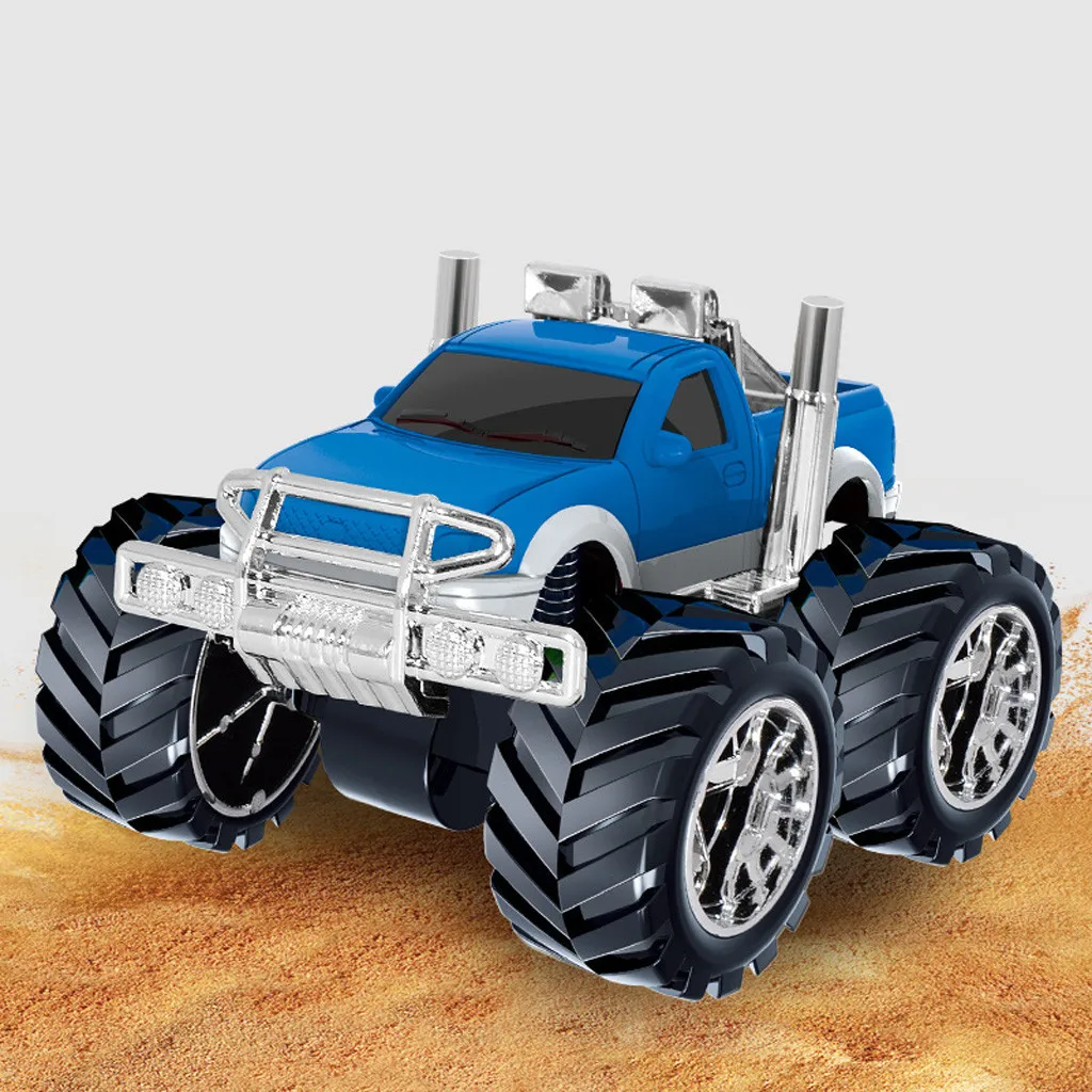 Inertia Four-Wheel Drive Off-Road Vehicle Mini Construction Vehicle Simulation Model Toy Baby Car Gifts #B