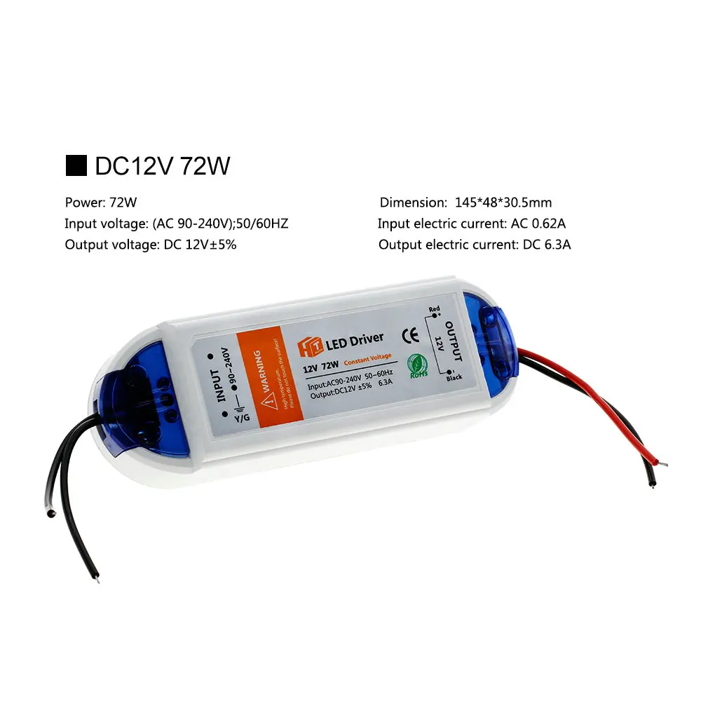 LED-Lighting-Transformers-DC12V-18W-36W-72W-100W-High-Quality-Safe-Driver-For-LED-Strip-Power (3)