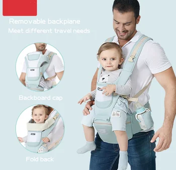 

0-36M Baby Carrier Infant Baby Hipseat Carrier Front Facing Ergonomic Kangaroo Baby Wrap Sling for Baby Travel