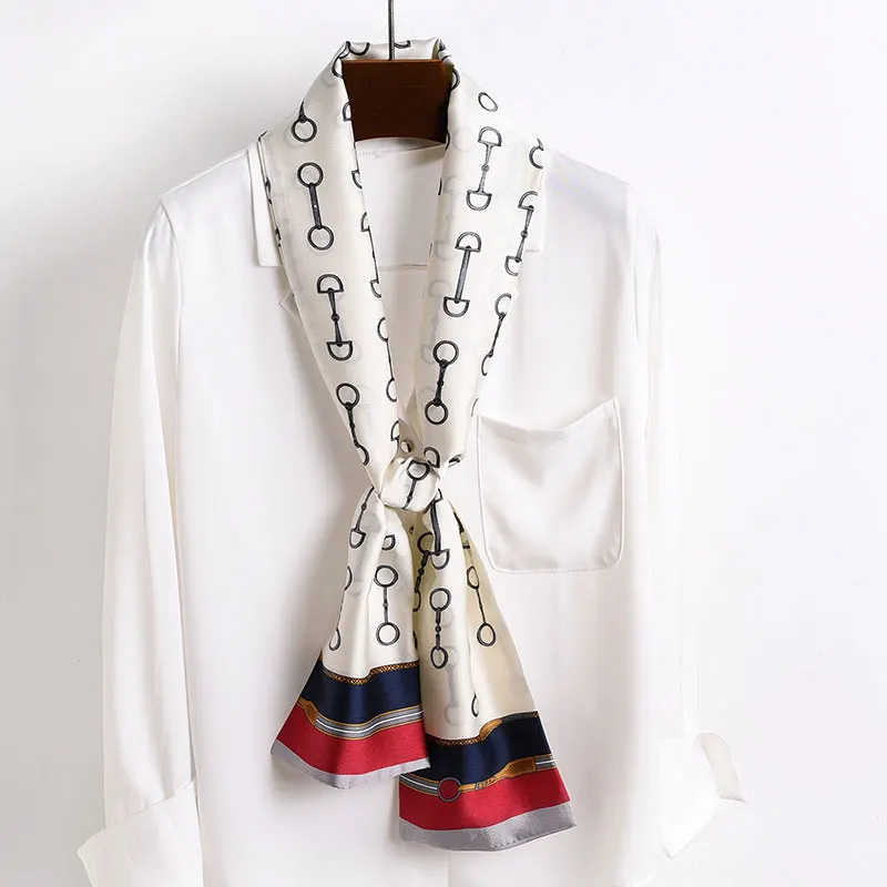 

New 2020 Silk Scarves Women Foulard Head Hijab Small Scarf Ladies Chiffon Shawl Wrap Female Bandana Pashmina Cachecol Echarpe