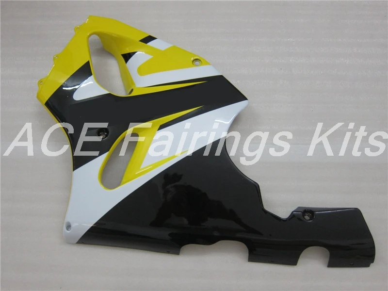 ABS обтекатель комплект подходит для Kawasaki Ninja ZX7R ZX-7R 1996-2003 96 97 98 99 00 01 02 03 Обтекатели набор на заказ желтый черный