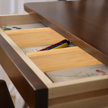 

Bamboo Drawer Organizer Flatware Storage Box Kitchenware Drawer Divider Bamboo Groceries Cutlery Tray Tableware Holder