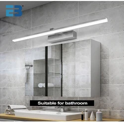Modern Indoor LED Wall Light Fixture for Bathroom Mirror - 8Watt (Warm White (2700 - 3500K))