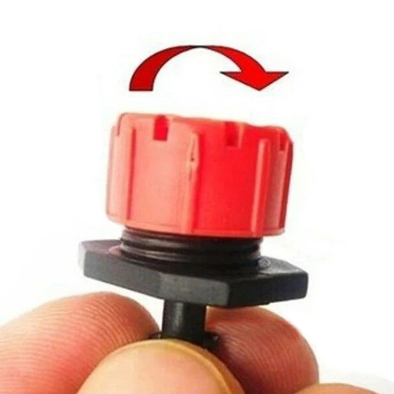 50/100PCS Garden Irrigation Misting Micro Flow Dripper Water Drip Head Hose PP