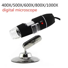 1000X 800X 600X 500X 400X светодиодный цифровой микроскоп USB эндоскоп камера microscopio Лупа электронный стерео Стекло Лупа