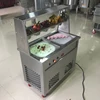 New Commercial Ice Cream Roll Machine Deep 2.5cm Thailand Fry Ice Cream Roll Machine Rolled Fried Ice Cream Machine 4