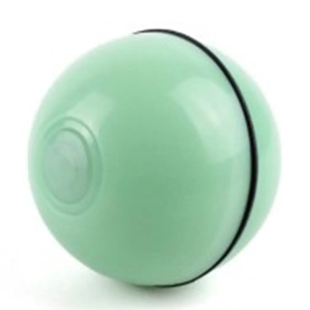 green Игрушка для питомцев, кошек, светодиодный светильник, свободный шар, зарядка через Usb, умная забавная игрушка для кошек, автоматический вращающийся шар, товары для домашних животных - Цвет: green