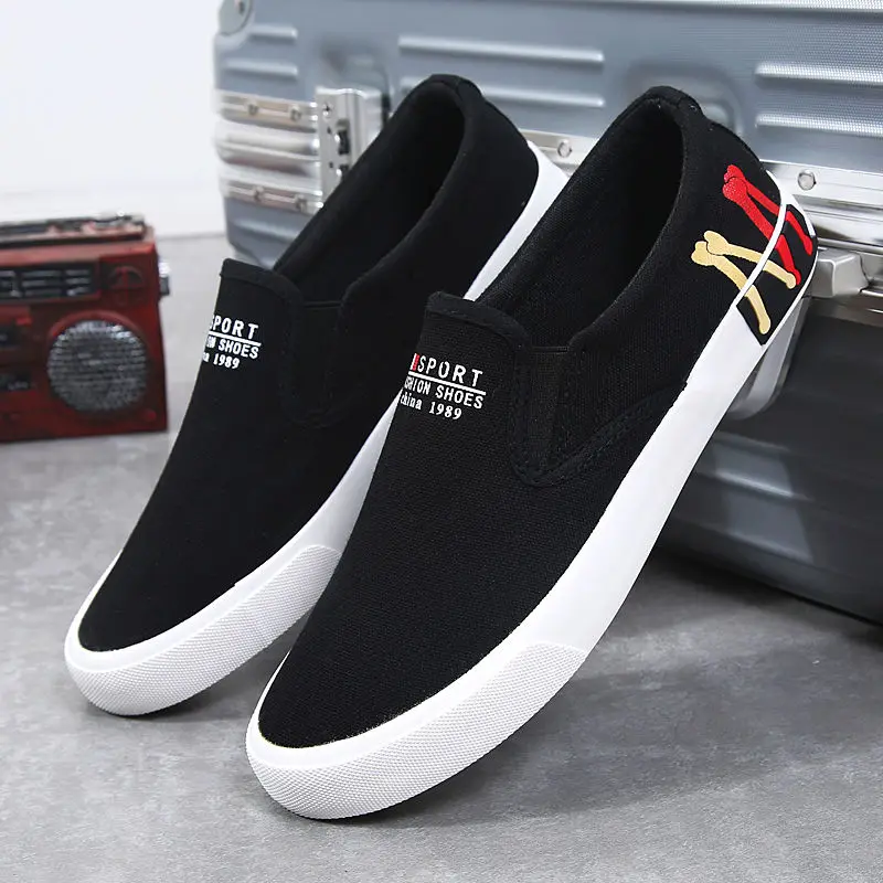 2020 spring new men's shoes plus size 39-47 casual sneakers white canvas shoes boys sport sneakers comfortable men loafers