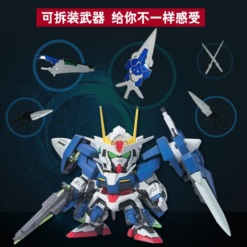 

QY qi yue BB Assembled Gundam Model Garage Kit CHILDREN'S Toy 00 Unicorn a Burst 23 Optional