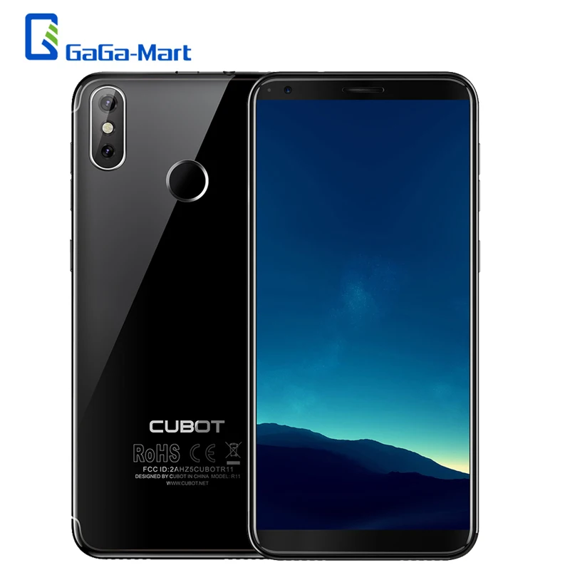 

CUBOT R11 3G WCDMA Fingerprint All Screen 18:9 HD+ 2GB 16GB Mobile Phone 8-Core Front 8MP Rear 13+2MP Cameras SmartPhone