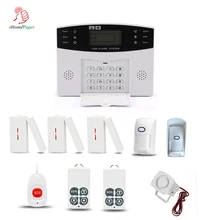 Умная Голосовая система безопасности 433/315 МГц Частота Автоматическая Беспроводная GSM сигнализация для банка, дома, больницы