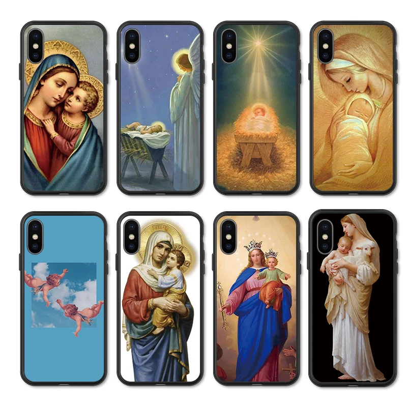 Чехлы для телефонов iPhone 7 XR 11 Pro presepio natal jesus funda 6 6s 8 Plus X XS Max silicona Cover para capas |