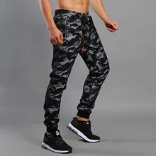 Камуфляжные брюки, мужские спортивные повседневные штаны, быстросохнущие штаны для фитнеса, Мужские штаны для бега