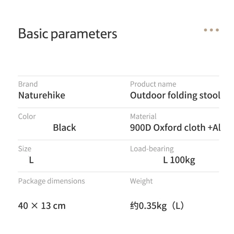 Naturehike Outdoor Aluminium Alloy Stool Ultralight Compact Portable Folding Fishing Stool Collapsible Camping Seat Hiking