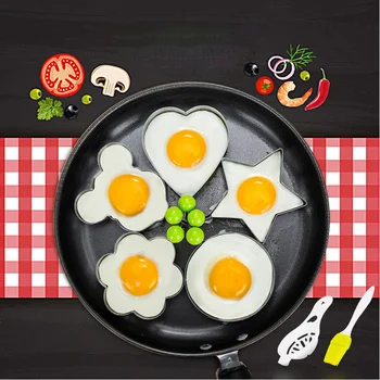 

Kitchen Gadgets Stainless Steel Fried Egg Pancake Shaper Omelette Mold Mould Frying Egg Cooking Tools Kitchen Accessories Rings