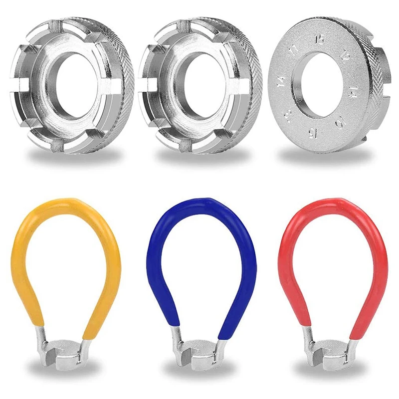 Juego de Herramientas para radios de bicicleta, Kit de herramientas de bolsillo, 6 en 1, llave para radios|Luz de bicicleta| AliExpress